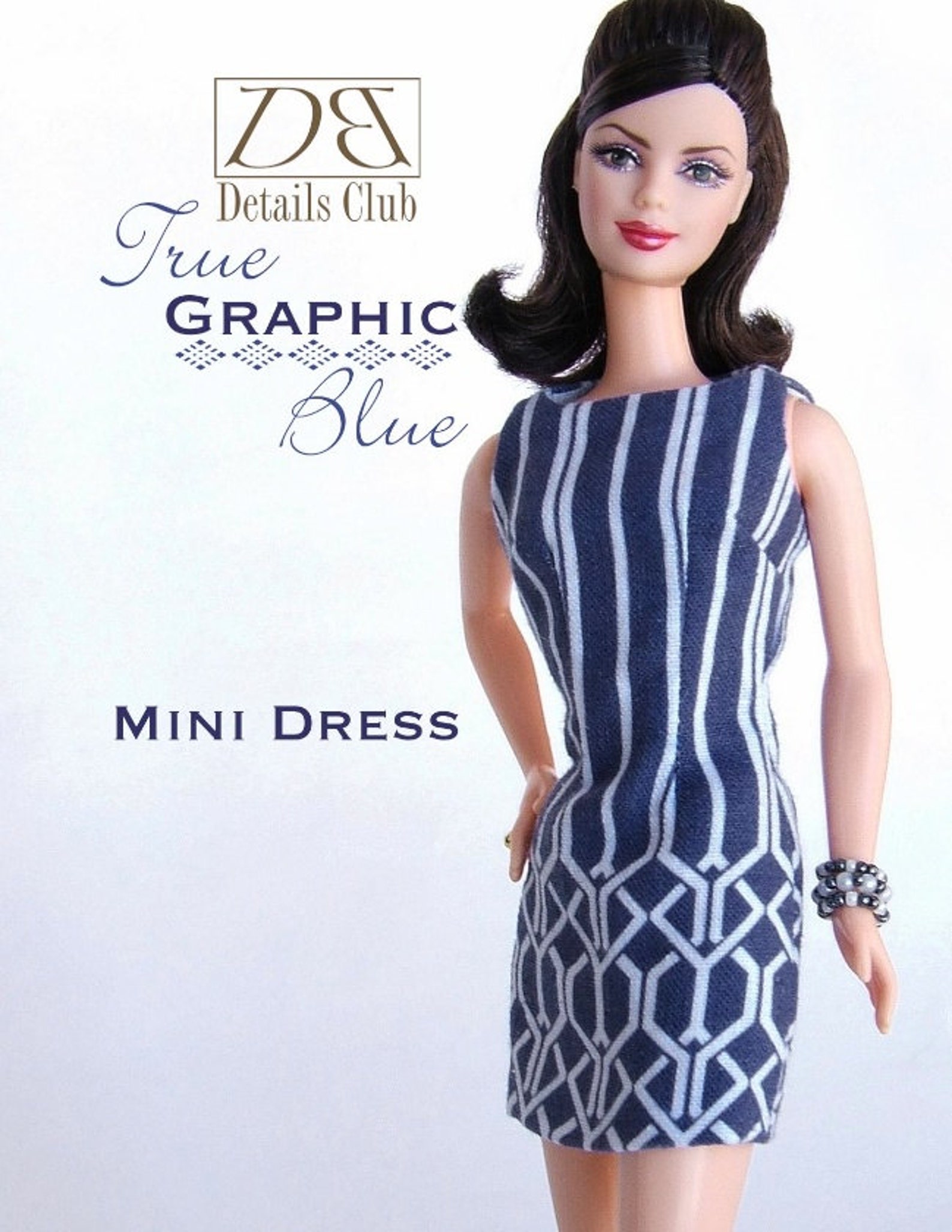 Sewing Pattern for 11 1/2 Doll barbie: Mini Dress - Etsy