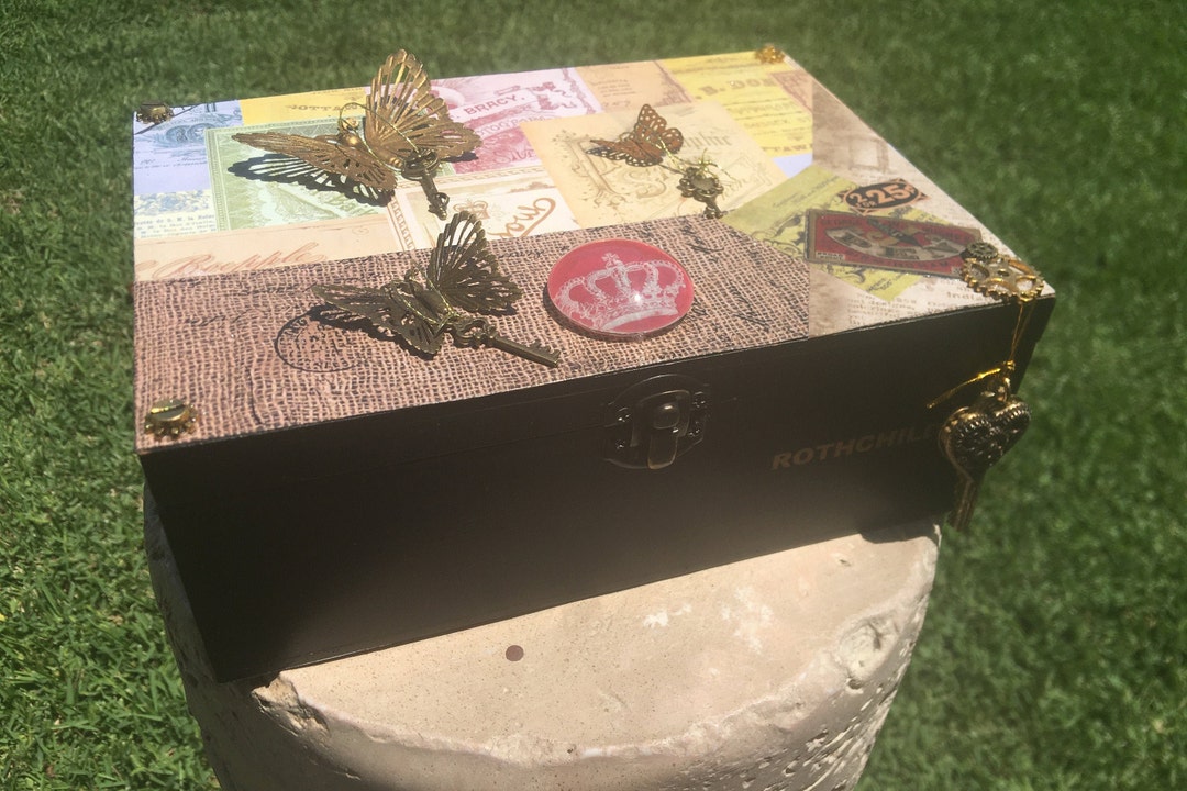 Memory Box, Butterfly Box, Keepsake Box ,love Letters, Trinket Box ...
