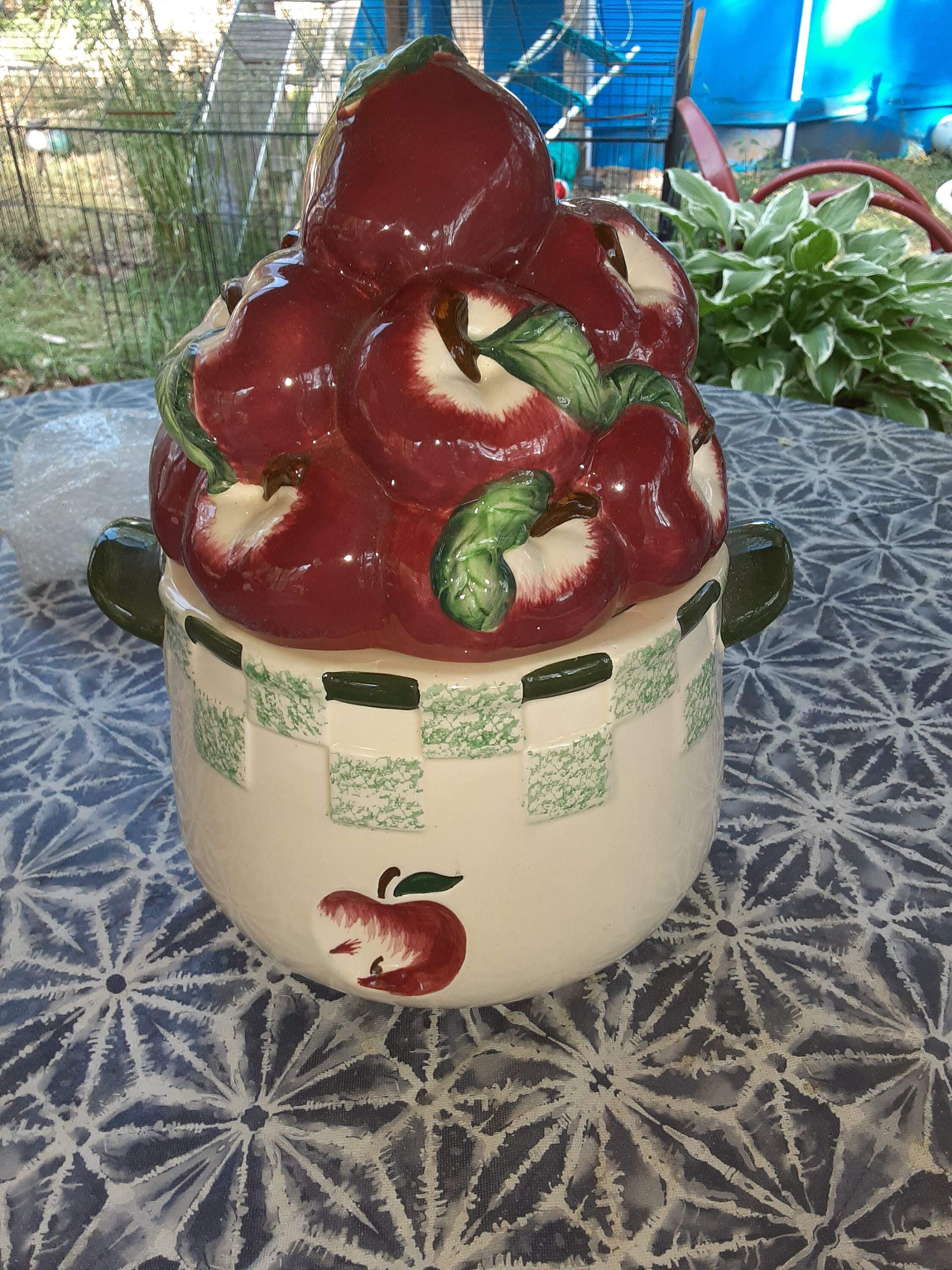 Apple Cookie Jar for sale Only 2 left at 65