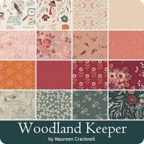 Woodland Keeper Art Gallery Fabrics Fat Quarter Bundle--16 Fat Quarters