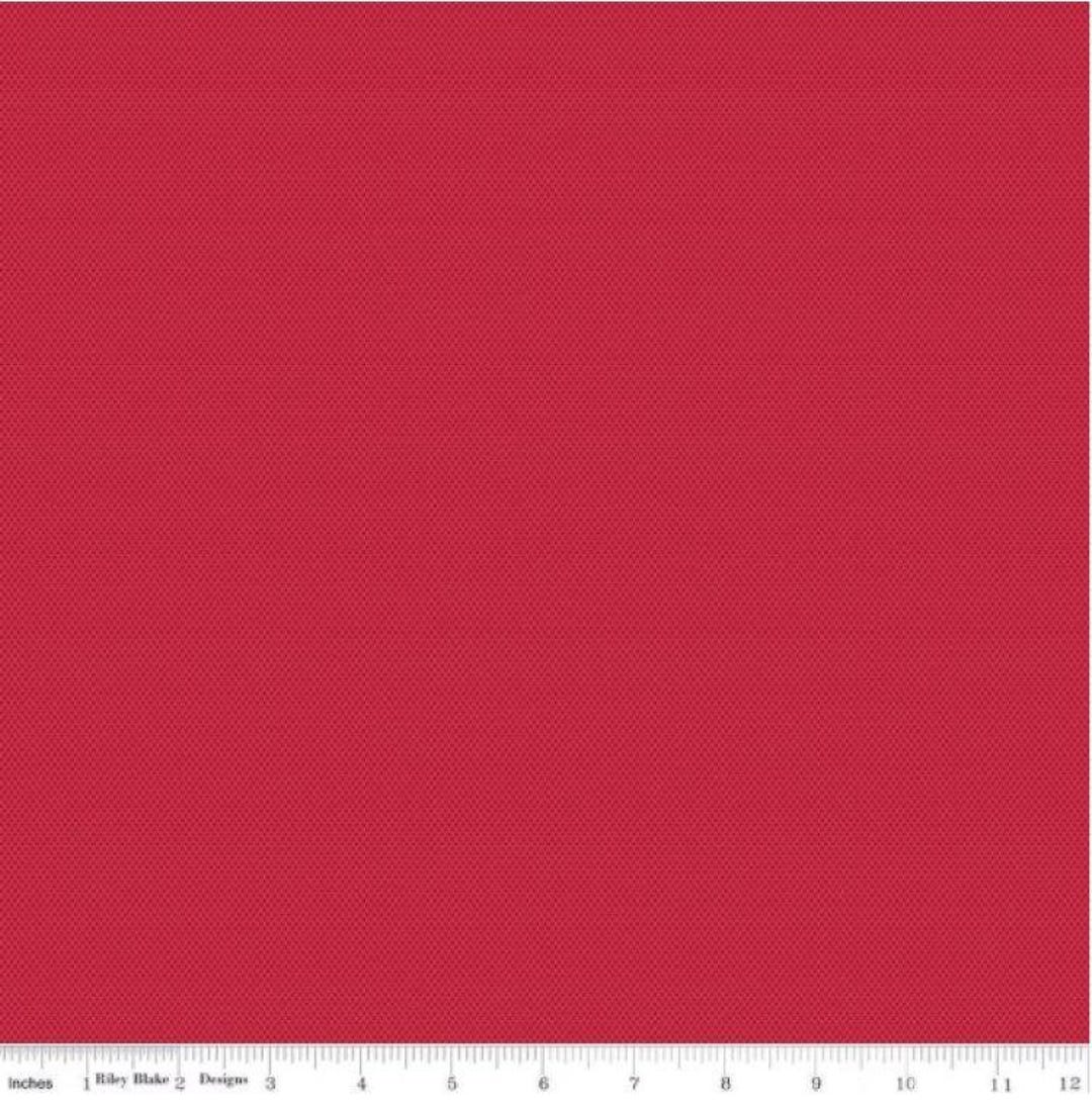 Riley Red Poparazzi Blender Fabric by the Yard – Riley Blake Quilting ...