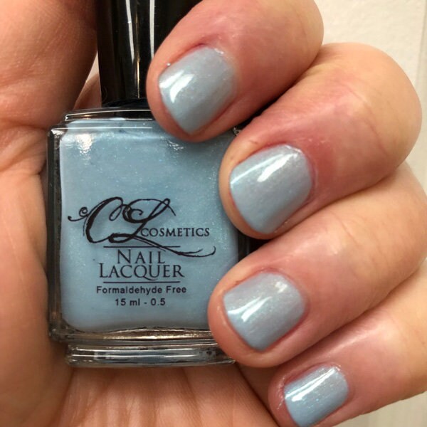 Something Blue Nail Polish Formaldehyde Free Cruelty Free Etsy