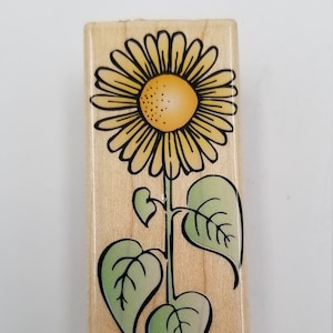Tall Sunflower Hero Arts Rubber Stamp, National Flower of Ukraine, Plant Lover, Stationery Gardening Plant Mom, Prosperity, Hope, Summertime