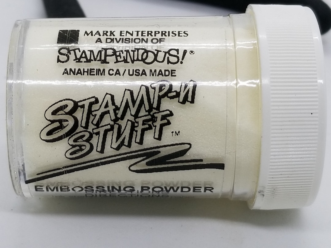 Stampendous Stamp N' Stuff Embossing Powder Rubber Stamping Scrapbook