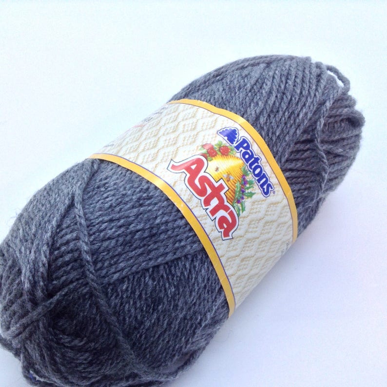 Patons Astra Yarn In Color Medium Grey