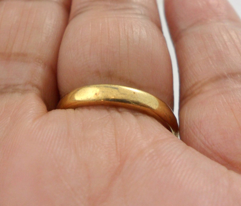 14kt GE ESPO Signed Faux Diamond Ring Florentine Gold Plated Etsy