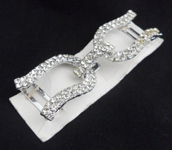 Vintage Belt Buckle for Women Rhinestone Horseshoe Still on  display picture 2