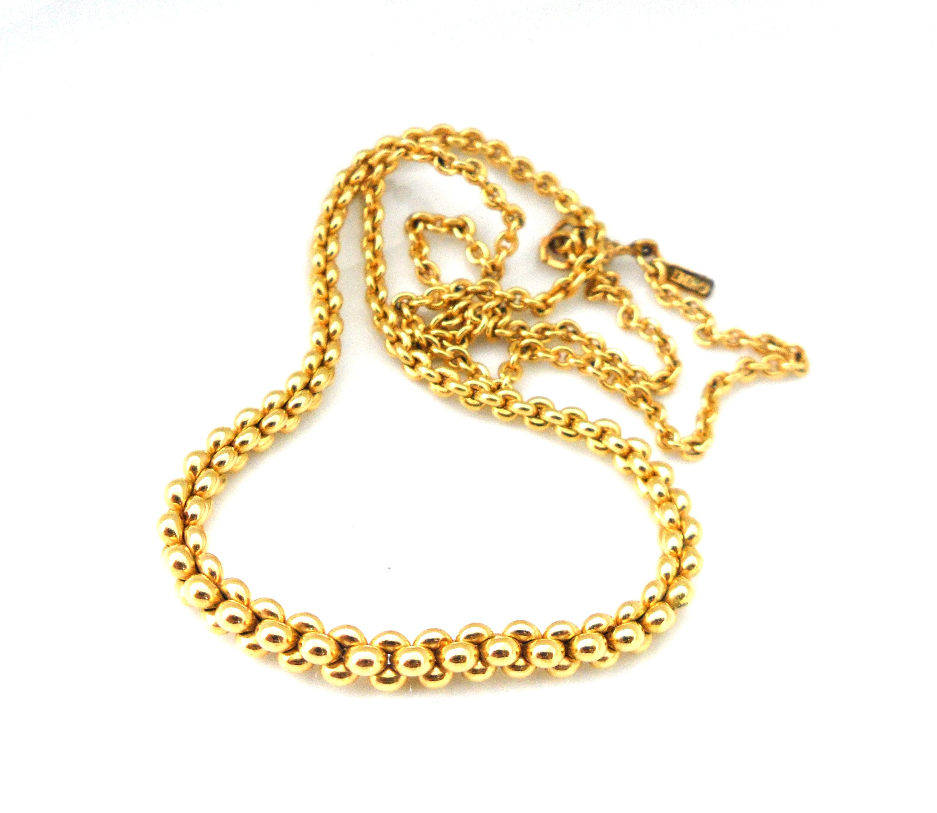 Barbie Schmuck Perlenkette #2 für Vintage/ Silkstone *gold*