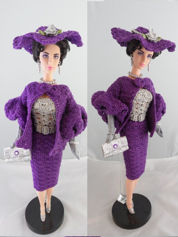 Handmade Fashion Dress Hot Pink Strapless Maxi Dress For 11.5 inches Doll