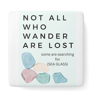 Seaglass Porcelain Magnet
