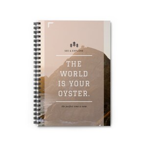 Oyster Spiral Notebook - Ruled Line