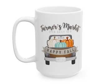 Fall Farmer's Market | Ceramic Mug