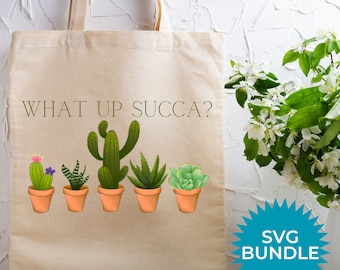 Succulent SVG Bundle | T-Shirt Designs, Clipart (Digital Files)