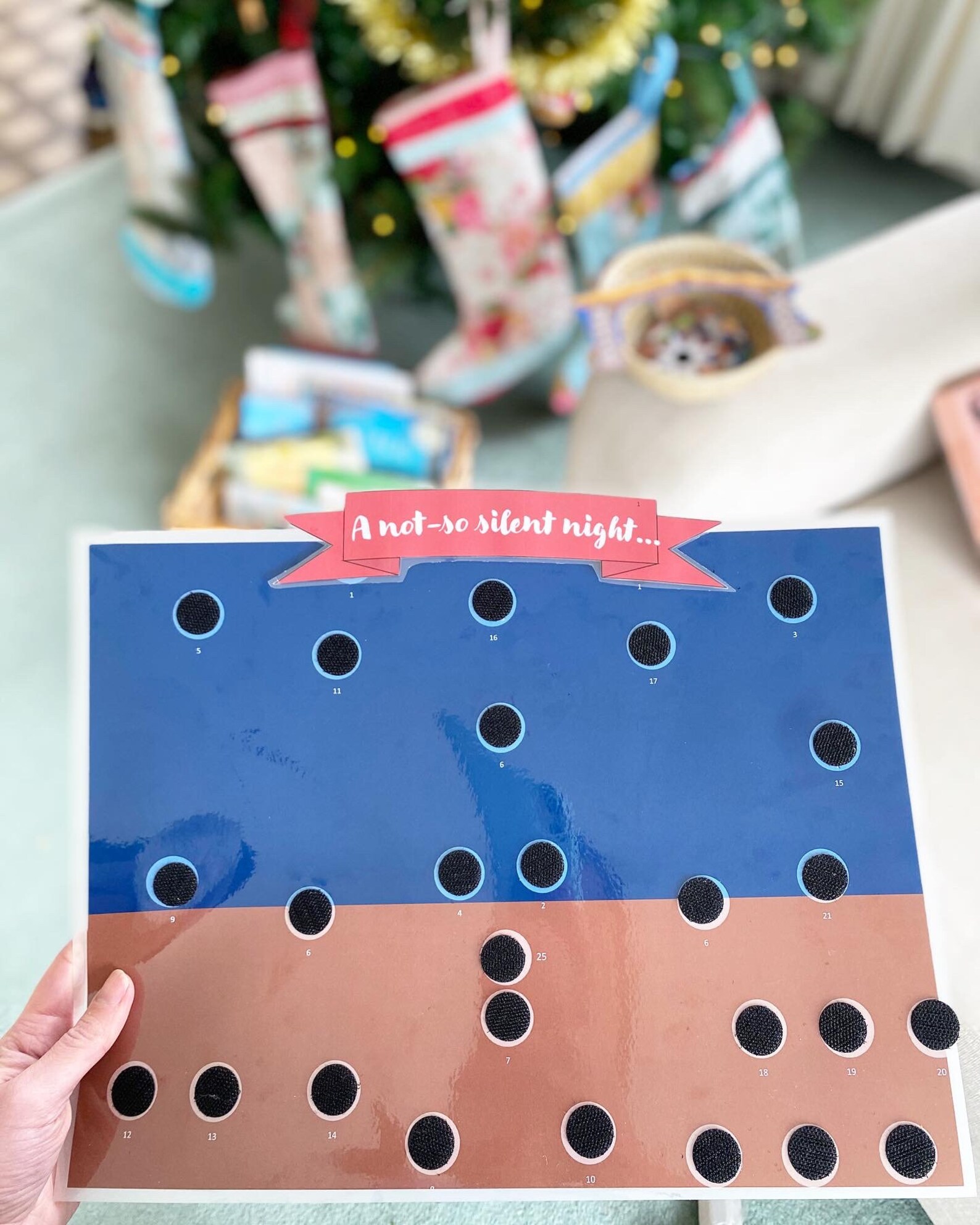 Printable Advent Calendar With 25 Velcro Figures to Add Etsy