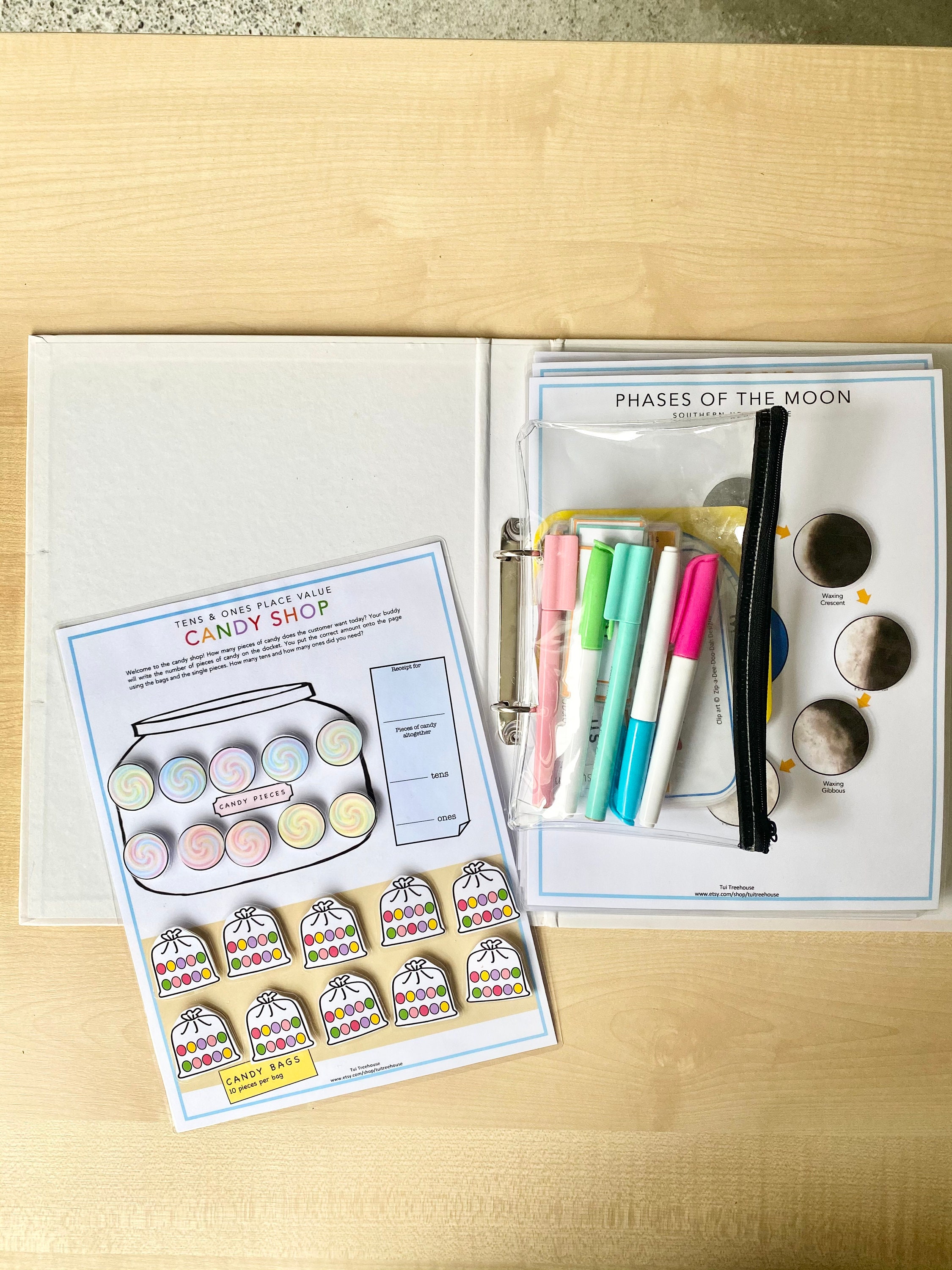 Place Value Candy Shop - Printable Math Page, Pre-k Math Printable ...
