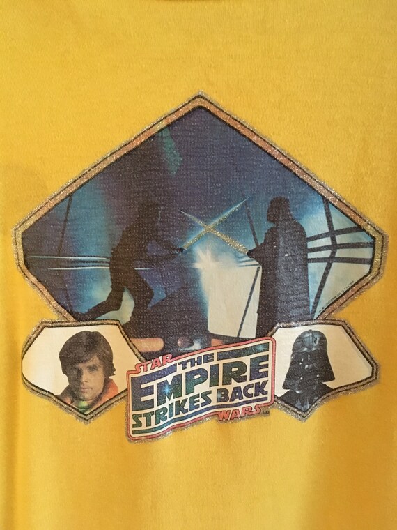 VTG STAR WARS The Empire Strikes Back T-Shirt Iro… - image 2