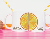 Custom Mug – Perfect Gift to share with the person you love, your better half! Orange