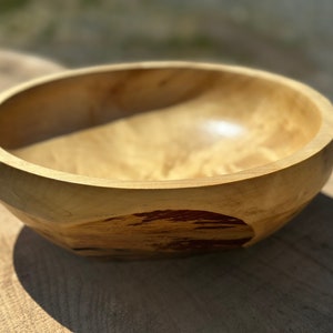 手作りの無垢材サラダボウル