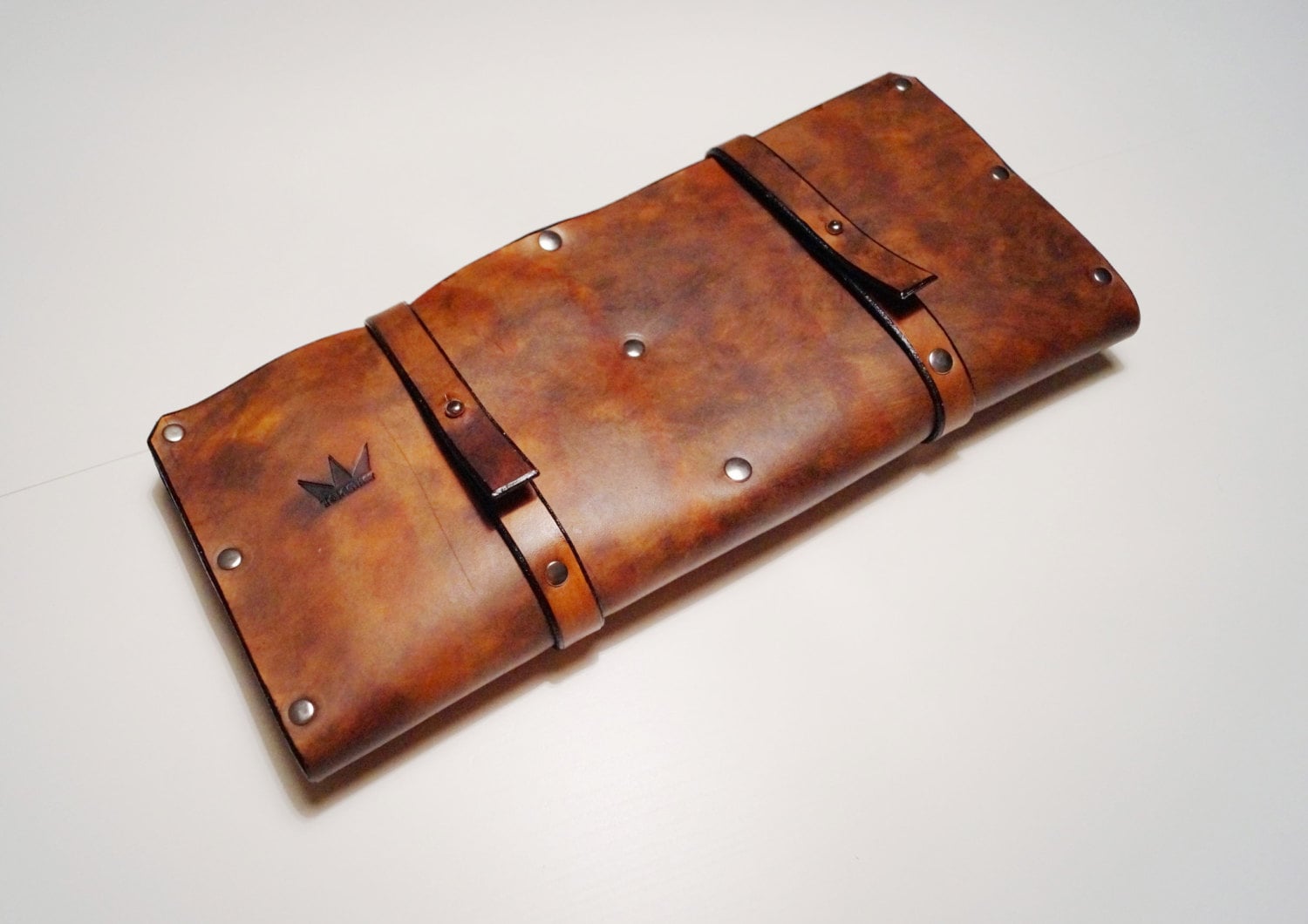 Leather Knife Roll Knife Case Cheffs Roll Chefs Bag Knives Etsy