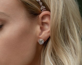 Stud Earrings, Bridal Earrings, Wedding Earrings, Crystal Earrings, Bridal Jewelry, Gift For Bride