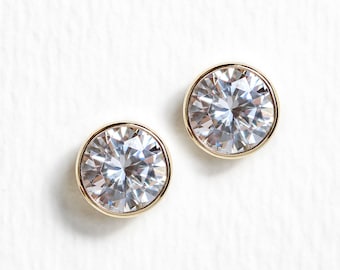Stud Earrings, Bridesmaid Gifts, Bridal Earrings, Wedding Earrings, Crystal Earrings, Wedding Jewelry, Minimalist Jewelry