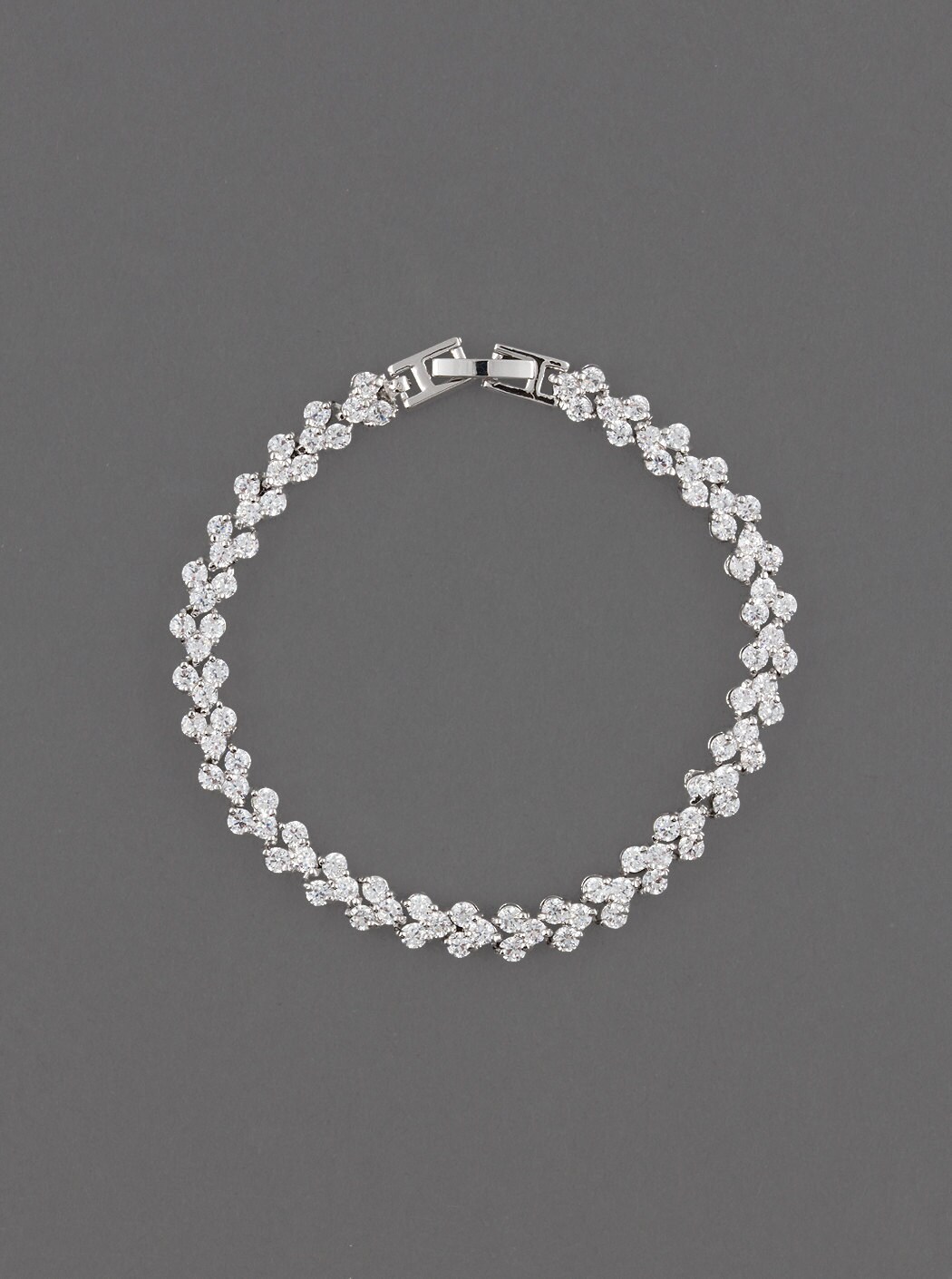 Bridal Jewelry Tennis Bracelet Silver Bracelets Bridal Etsy