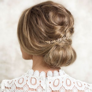 Bridal Hair Comb, Bridal Headpiece, Bohemian Headpiece, Wedding Hair Accessories, Crystal Hair Comb, Boho Bride, H063 image 2