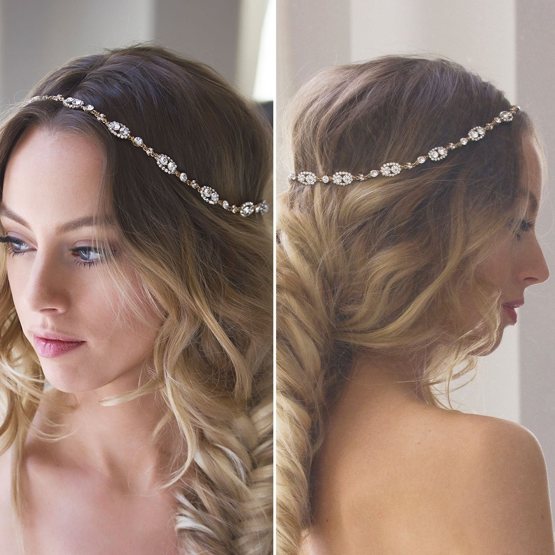 bridal halo headpiece