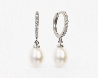 Dangle Earrings, Drop Earrings, Bridal Earrings, Wedding Earrings, Crystal Earrings, Hoop Earrings, Silver Earrings