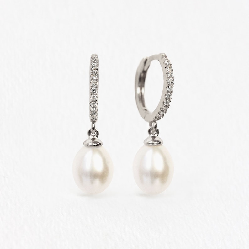 Bridal Earrings Drop Earrings Wedding Jewelry Pearl - Etsy