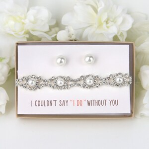 Bridesmaid Gifts, Bridesmaid Bracelet, Maid of Honor Gifts, Gifts for Bridesmaid, Wedding Jewelry, Bridal Party, B158-#2