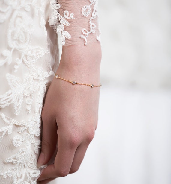 Bridal Bracelet Bridal Jewelry Gold Bracelets Dainty Jewelry Wedding Jewelry Crystal Bracelets Dainty Bracelet Etsy Canada