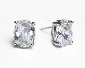 Bridal Earrings, Wedding Earrings, Stud Earrings, Crystal Earrings, Minimalist Jewelry, Bridal Jewelry, Crystal Jewelry