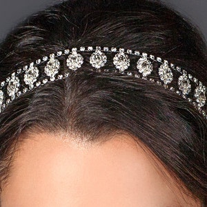 Bridal Headband, Rhinestone Headband, Wedding Headpiece, Wedding Accessories, Bridal Headpiece, Crystal Accent Headband, Crystal Headpiece