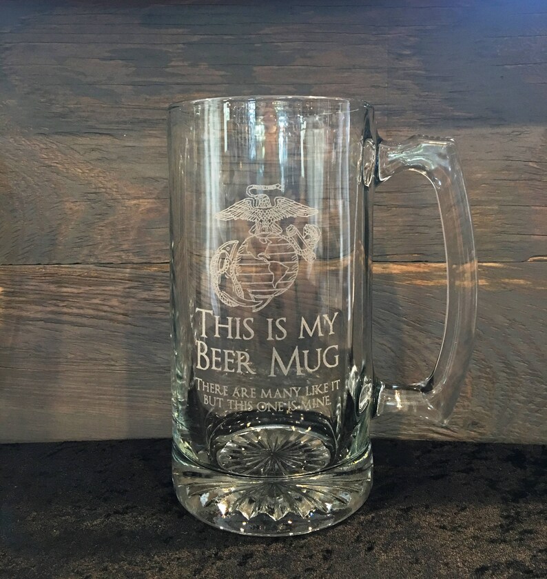 MILITARY Beer Mug / FREE Personalization Etsy
