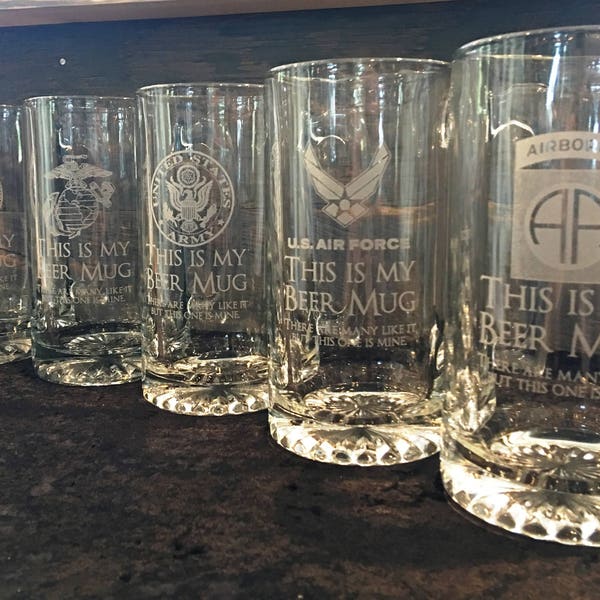 Military Beer Mug Etsy