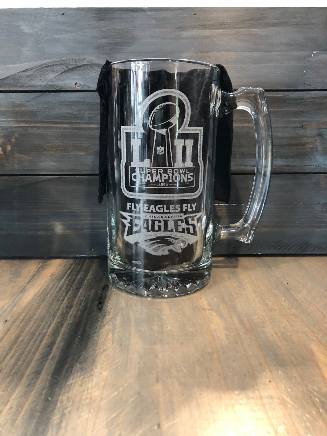Philadelphia EAGLES Super Bowl 52 (LII) Champions Beer Mug W/team ...