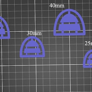 Polymer Clay Cutters #1310- Book Shelf  B1  1 piece