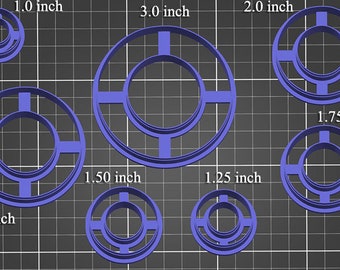 Polymer Clay Cutters  #977- Circle Ring Cutter