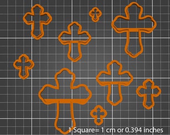 Polymer Clay Cutters #807-Cross #2