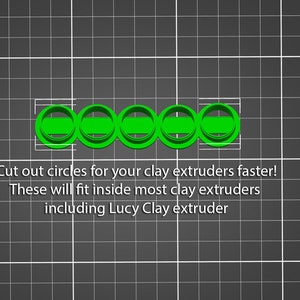 Polymer Clay Cutters  #643- Extruder helper Multicutter