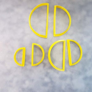 Polymer Clay Cutters #013 Half Circle Shape
