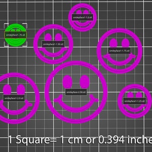 Polymer Clay Cutters #634-Smiley Face 1