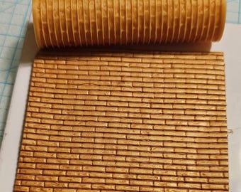 Polymer Clay Cutters #1277- Another Brick in the Wall Part 1 Texture Roller