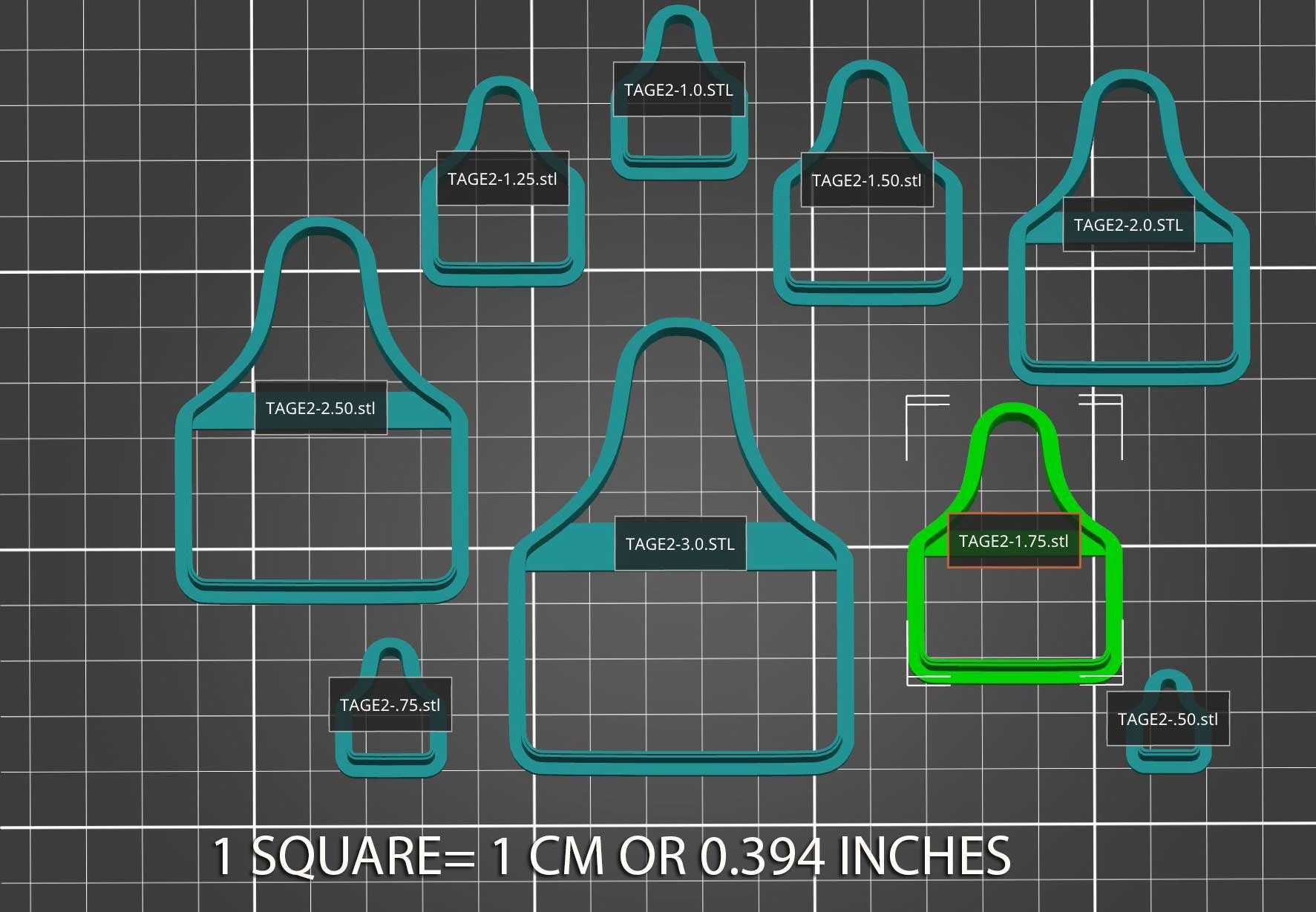 ポリマークレイカッター 151 ポリマークレイカッター #667- TAG 2 - Etsy 日本