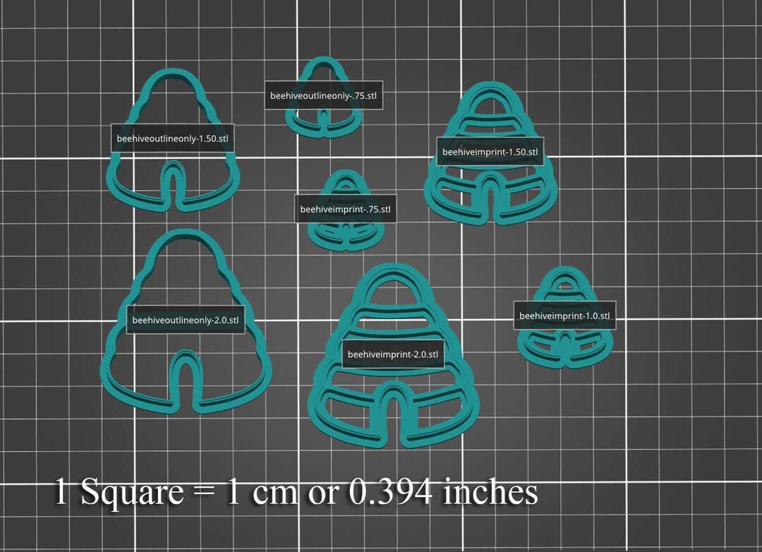 ポリマークレイカッター #459 ビーハイブ #1 アウトラインまたはイン