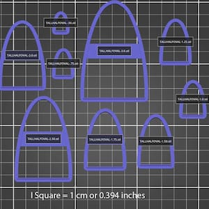 Polymer Clay Cutters #327- Tall Half Oval
