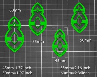 Polymer Clay Cutters 842- Geometric H