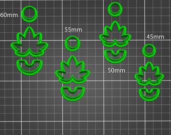 Polymer Clay Cutters #764- Flower Combo #1