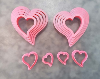 Polymer Clay Cutters #009 Curved Heart #1
